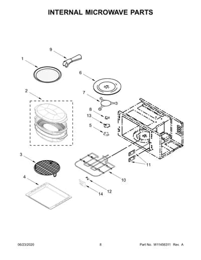 INTERNAL MICROWAVE PARTS