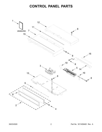 CONTROL PANEL PARTS