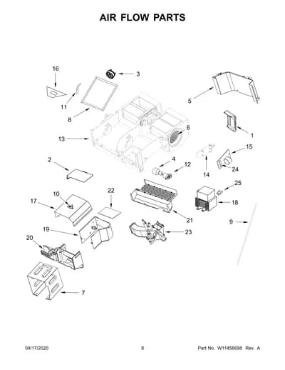 AIR FLOW PARTS