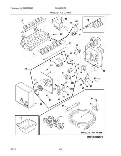 FREEZER ICE MAKER