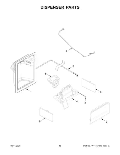 DISPENSER PARTS