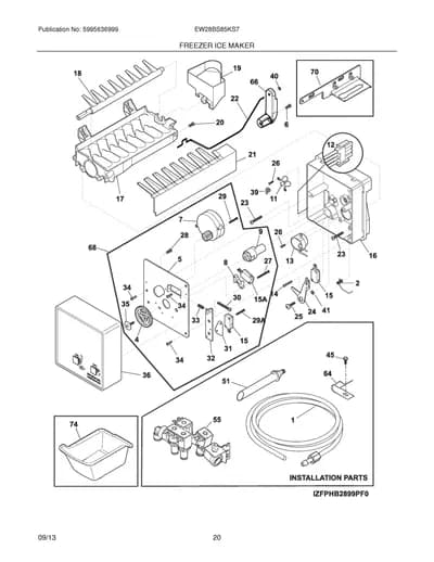 FREEZER ICE MAKER
