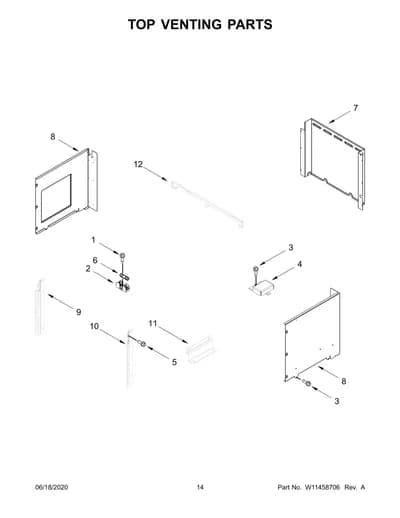 TOP VENTING PARTS