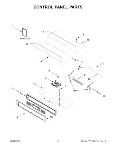 CONTROL PANEL PARTS