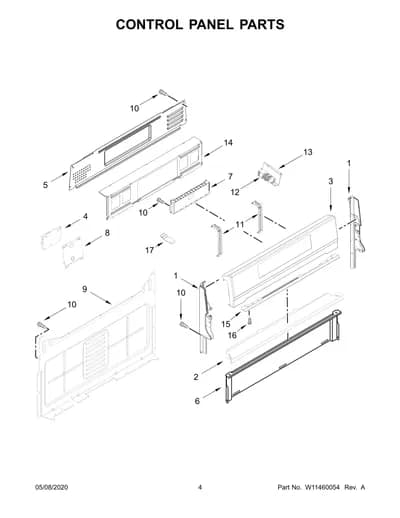 CONTROL PANEL PARTS