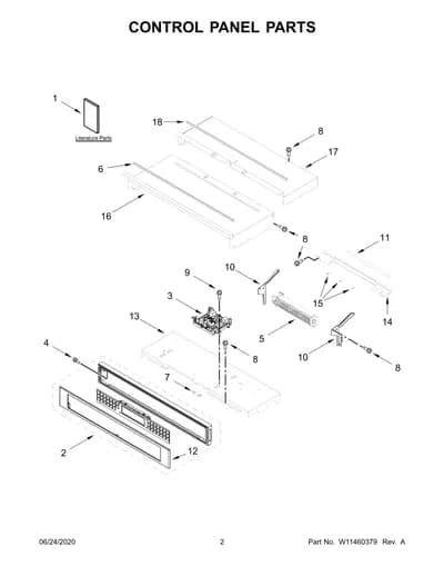 CONTROL PANEL PARTS