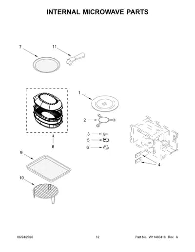 INTERNAL MICROWAVE PARTS