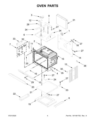 OVEN PARTS
