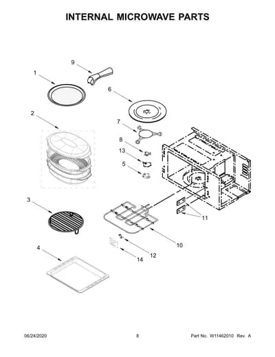 INTERNAL MICROWAVE PARTS