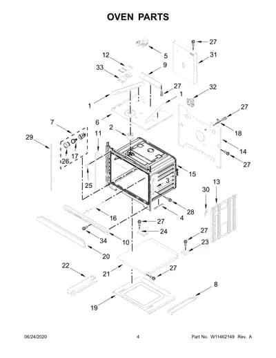 OVEN PARTS