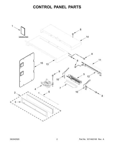 CONTROL PANEL PARTS