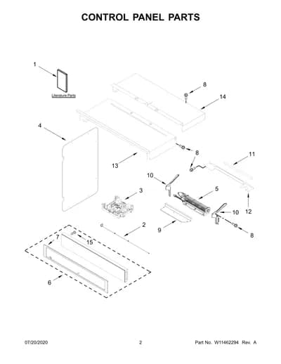 CONTROL PANEL PARTS