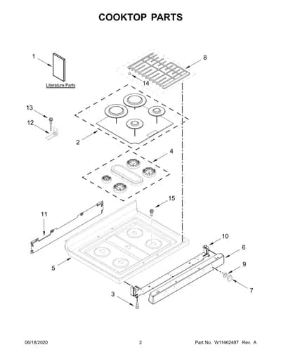 COOKTOP PARTS