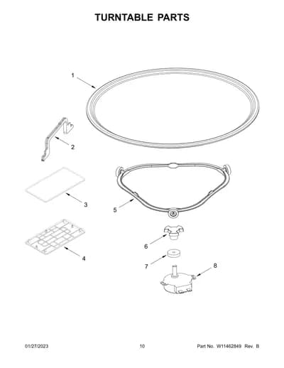 TURNTABLE PARTS