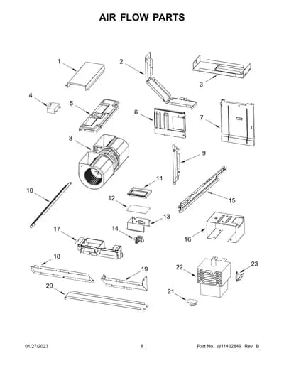 AIR FLOW PARTS