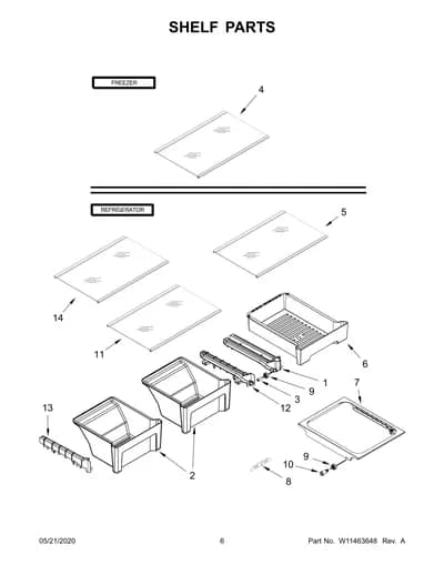 SHELF PARTS