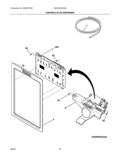 CONTROLS & ICE DISPENSER