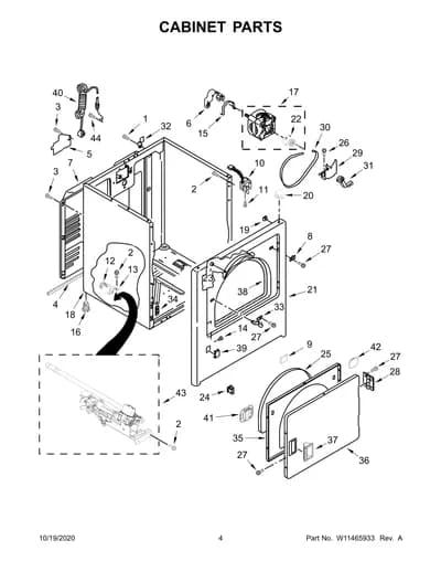 CABINET PARTS