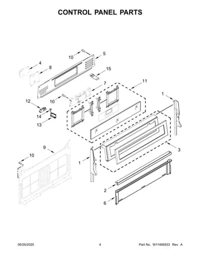 CONTROL PANEL PARTS