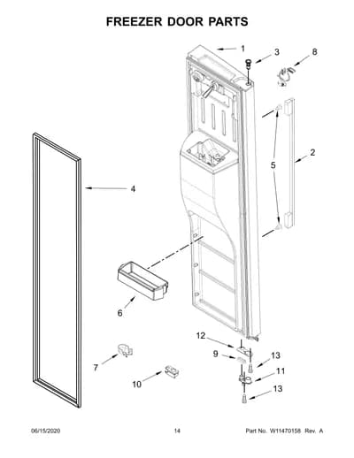 FREEZER DOOR PARTS