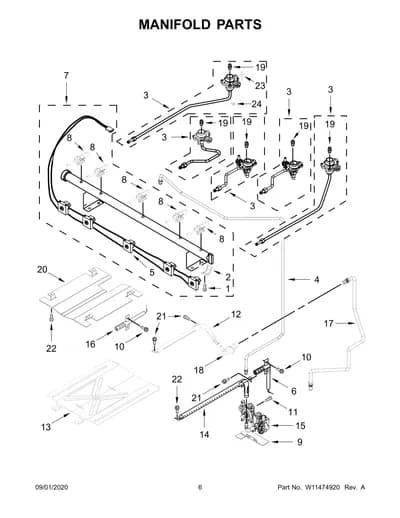 MANIFOLD PARTS