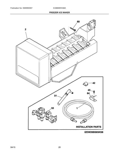 FREEZER ICE MAKER