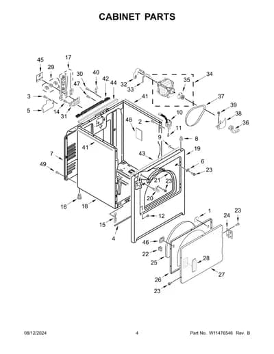 CABINET PARTS