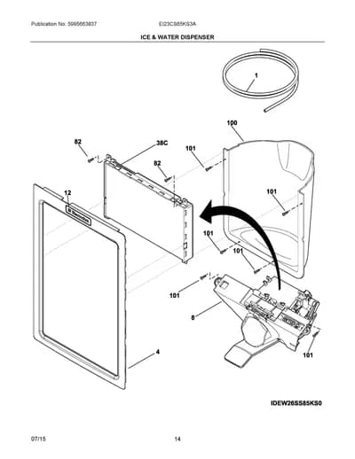 ICE & WATER DISPENSER