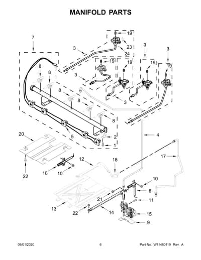 MANIFOLD PARTS