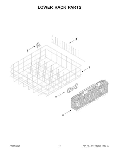 LOWER RACK PARTS
