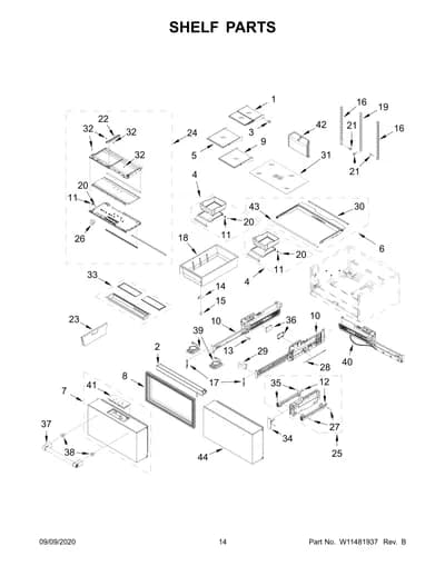 SHELF PARTS
