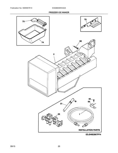 FREEZER ICE MAKER
