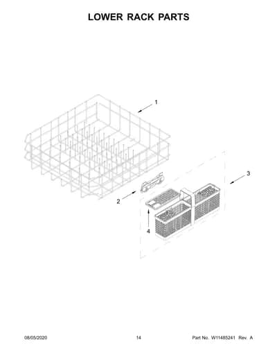 LOWER RACK PARTS