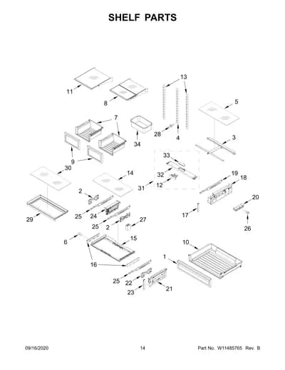 SHELF PARTS