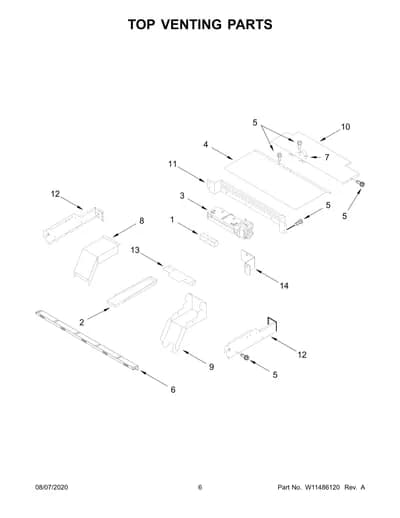 TOP VENTING PARTS