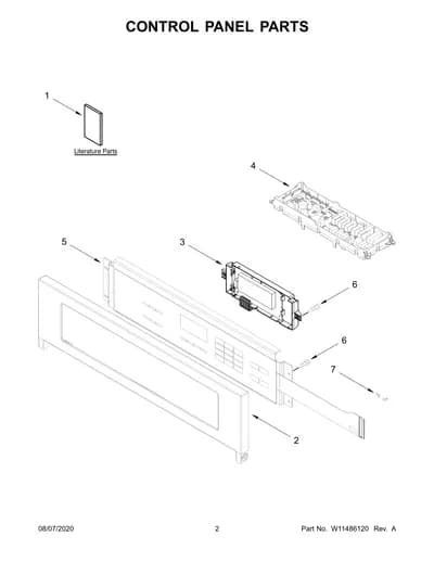 CONTROL PANEL PARTS