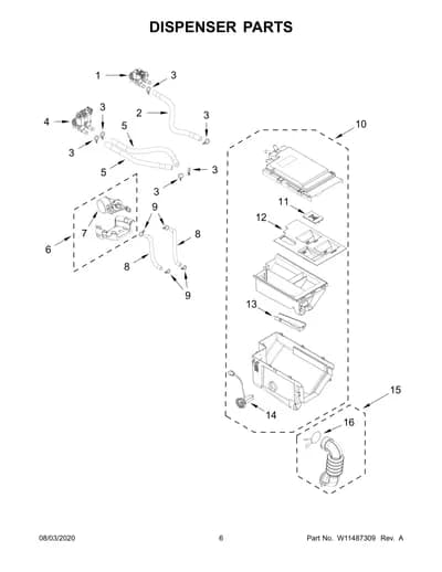 DISPENSER PARTS