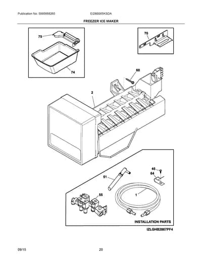 FREEZER ICE MAKER
