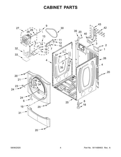CABINET PARTS