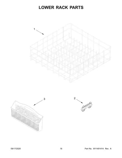 LOWER RACK PARTS