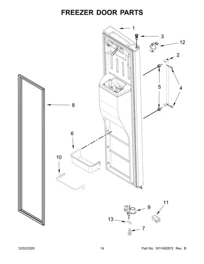 FREEZER DOOR PARTS