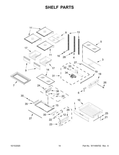 SHELF PARTS