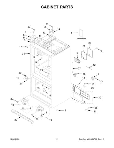 CABINET PARTS