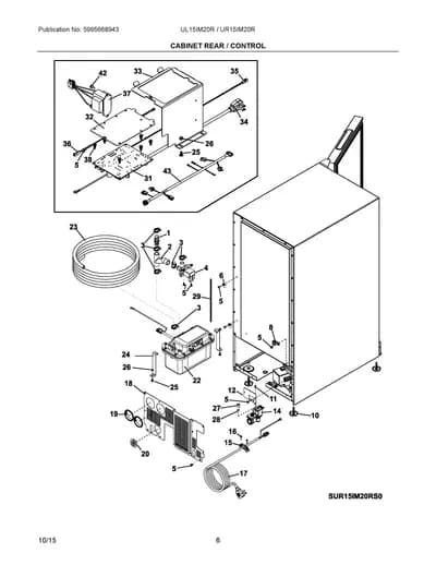 CABINET REAR / CONTROL
