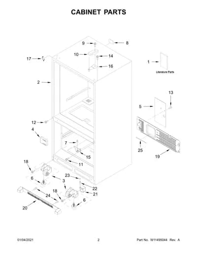 CABINET PARTS