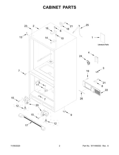 CABINET PARTS