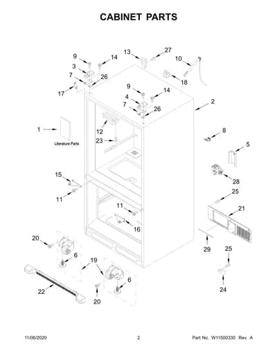 CABINET PARTS