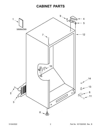 CABINET PARTS