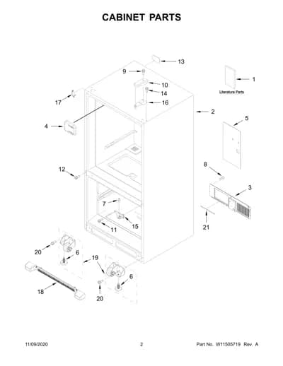 CABINET PARTS