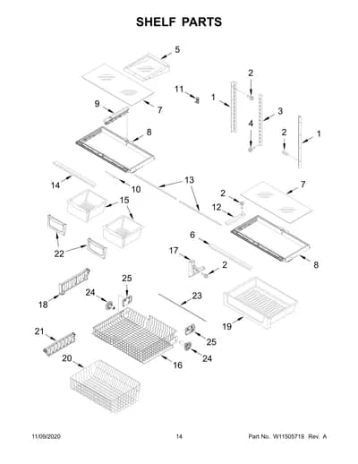 SHELF PARTS